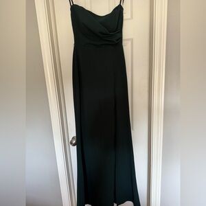 Windsor Strapless Dark Green Dress